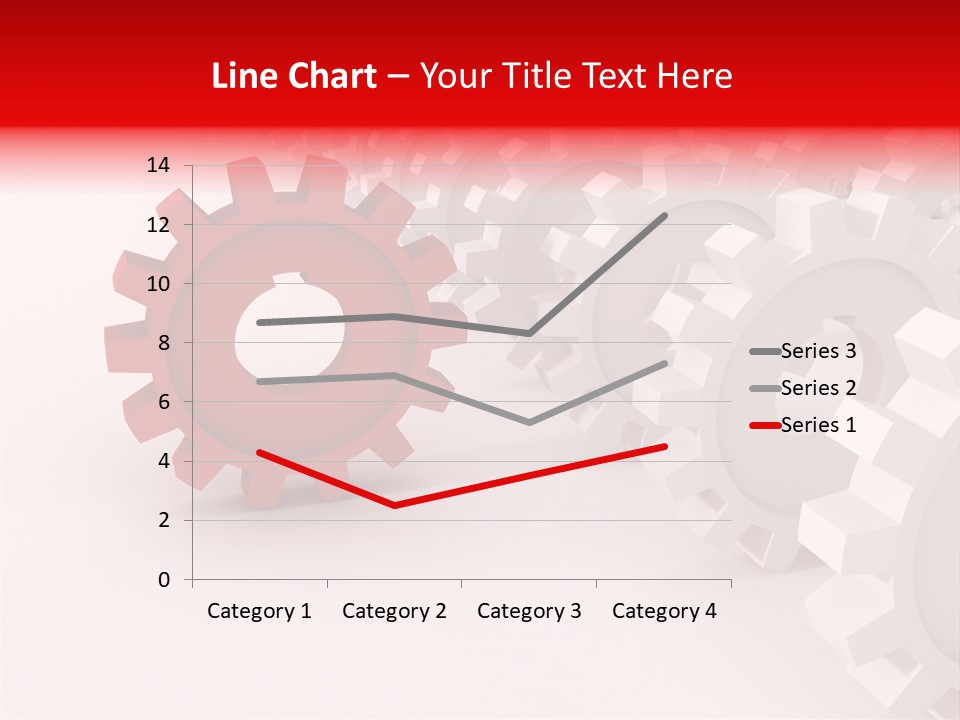 Pinion Connecting Engine PowerPoint Template