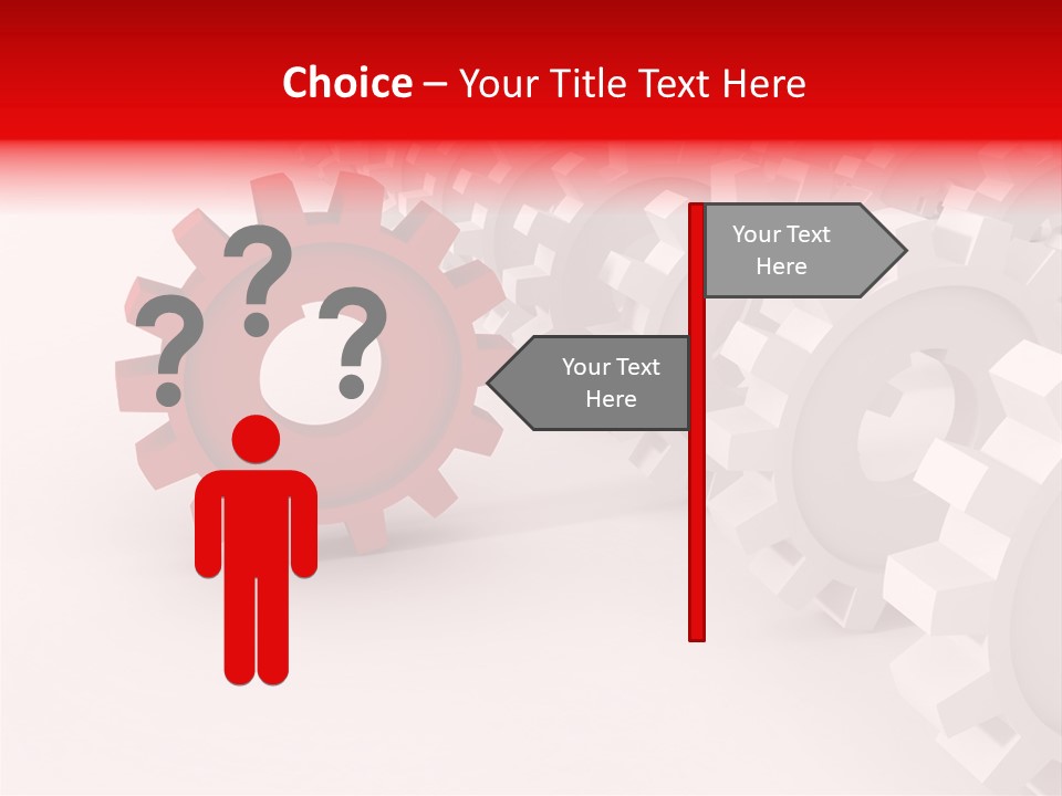 Pinion Connecting Engine PowerPoint Template