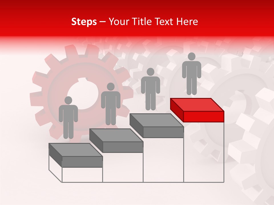 Pinion Connecting Engine PowerPoint Template