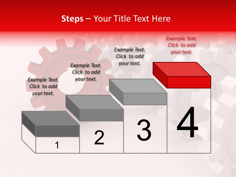 Pinion Connecting Engine PowerPoint Template