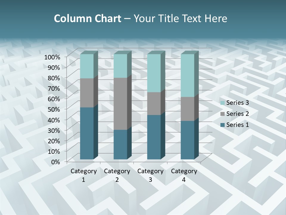 Labyrinth Huge Riddle PowerPoint Template