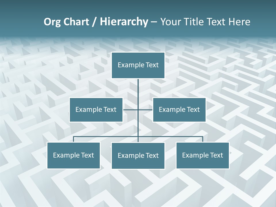 Labyrinth Huge Riddle PowerPoint Template