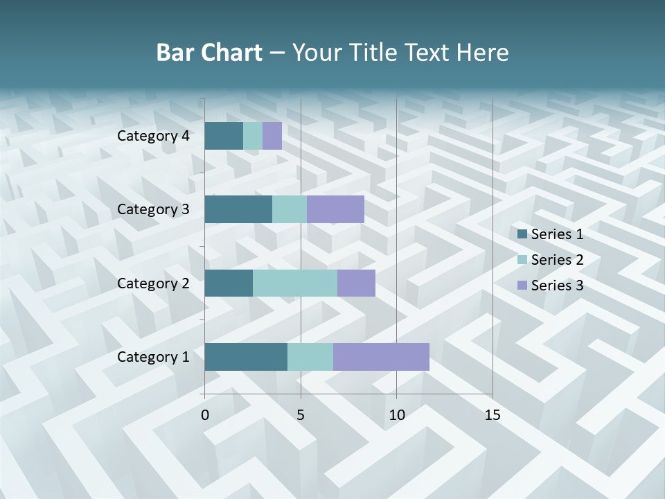 Labyrinth Huge Riddle PowerPoint Template