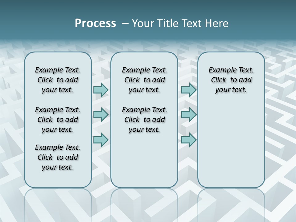 Labyrinth Huge Riddle PowerPoint Template