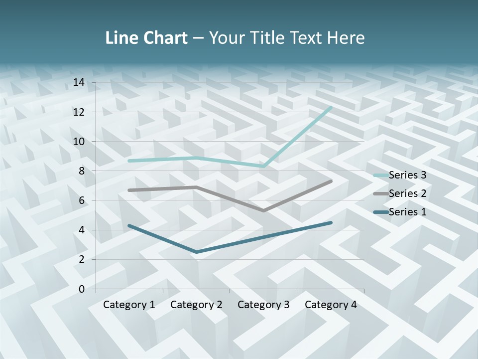 Labyrinth Huge Riddle PowerPoint Template