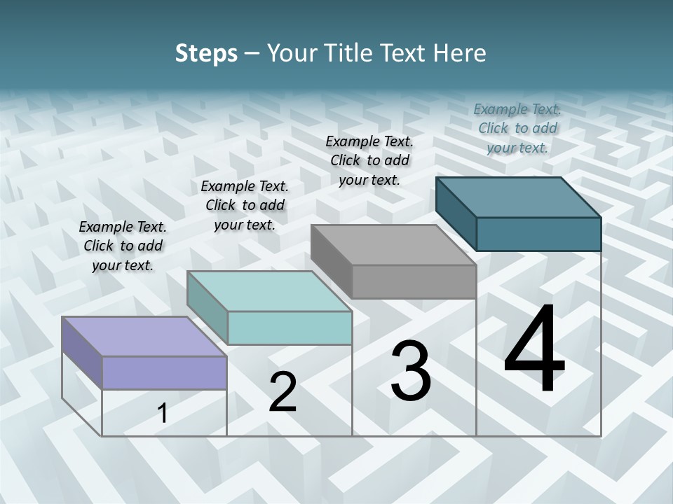 Labyrinth Huge Riddle PowerPoint Template