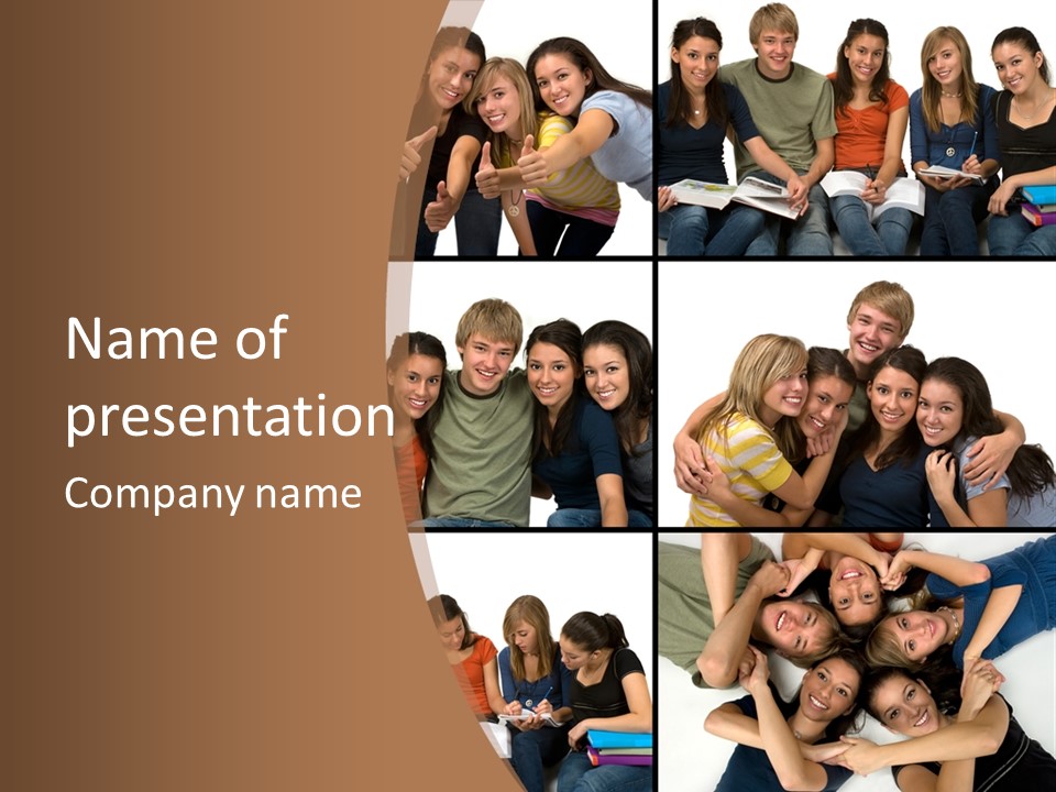 Tooth Sibling Background PowerPoint Template