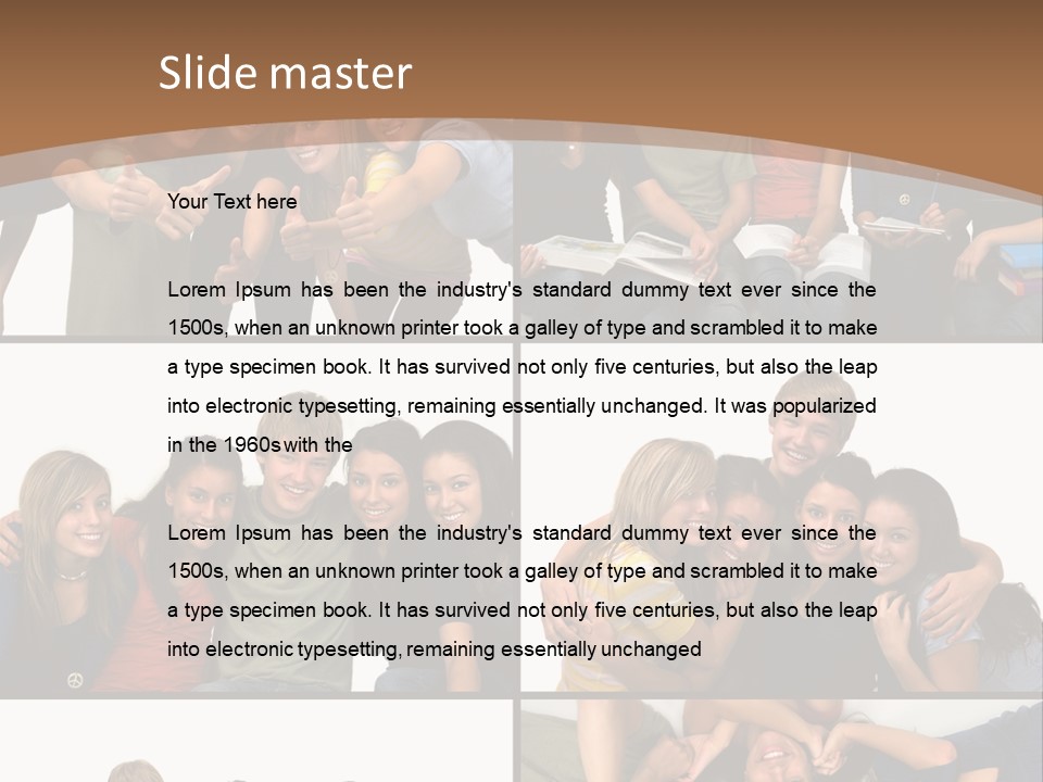 Tooth Sibling Background PowerPoint Template