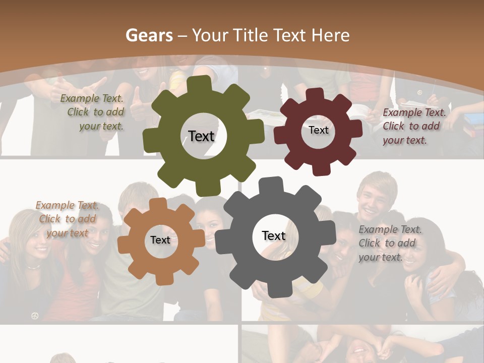 Tooth Sibling Background PowerPoint Template