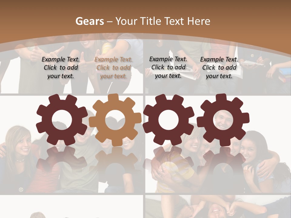 Tooth Sibling Background PowerPoint Template