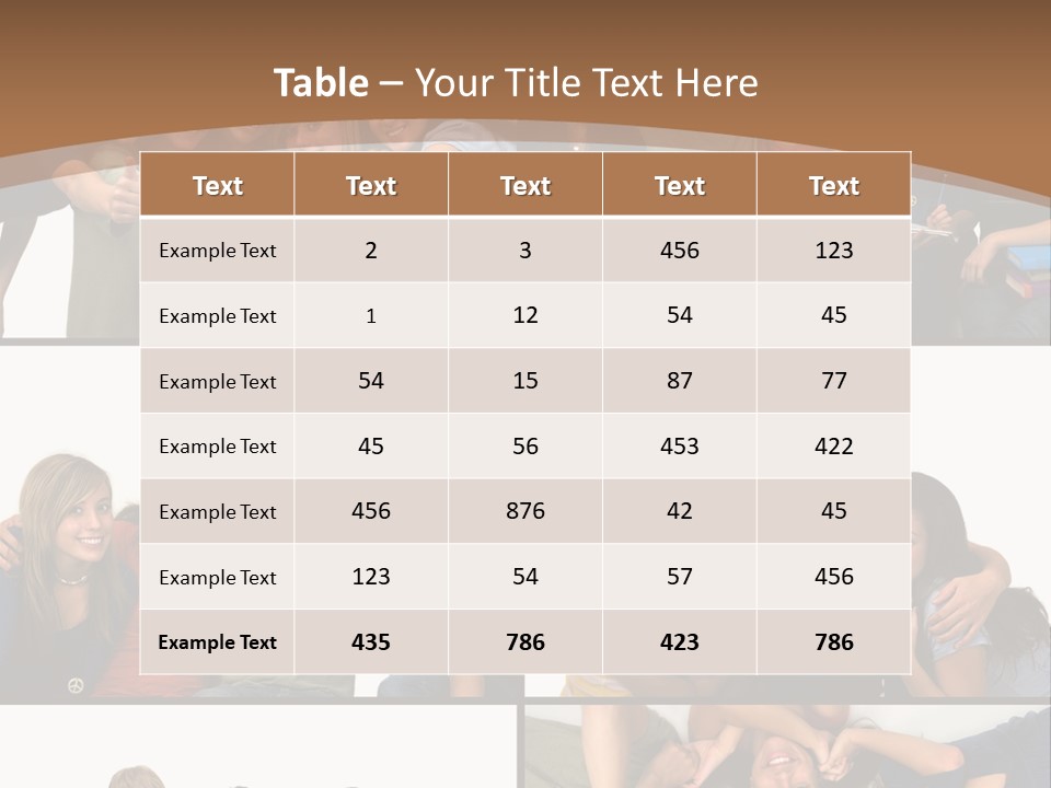Tooth Sibling Background PowerPoint Template
