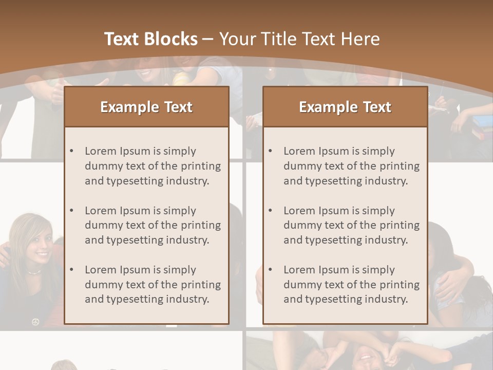 Tooth Sibling Background PowerPoint Template