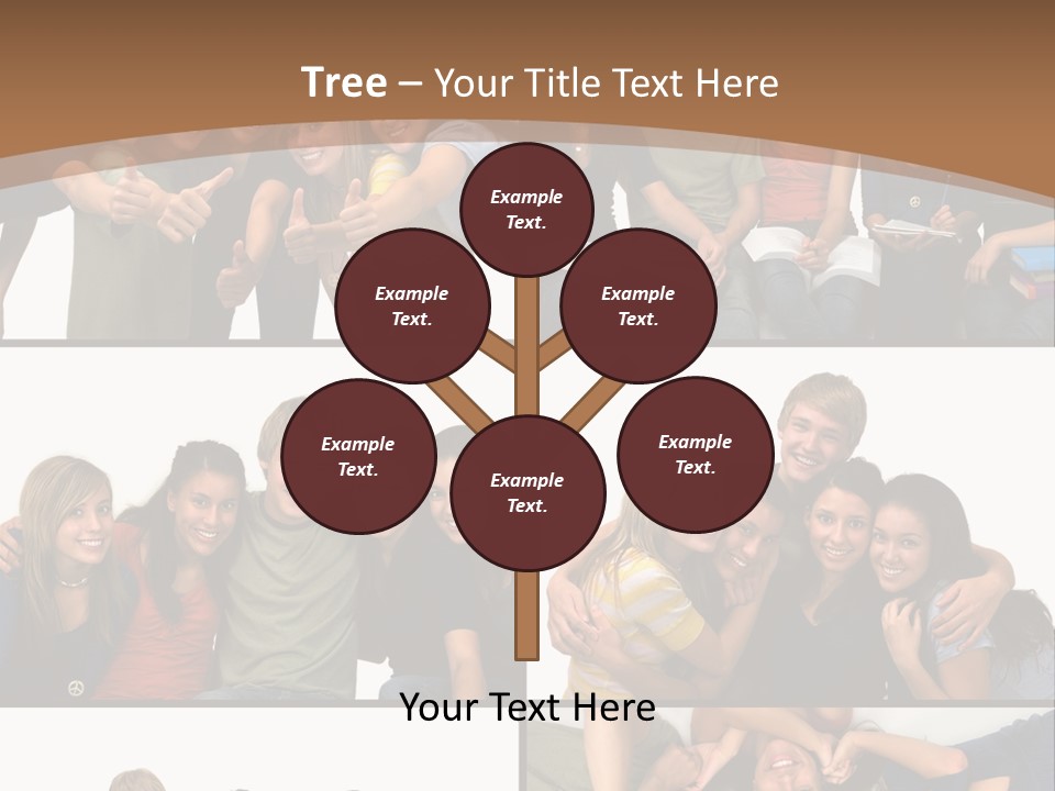 Tooth Sibling Background PowerPoint Template