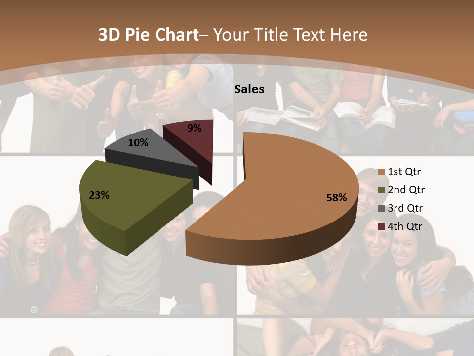 Tooth Sibling Background PowerPoint Template