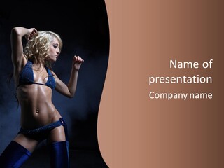 Girls Dance Women PowerPoint Template