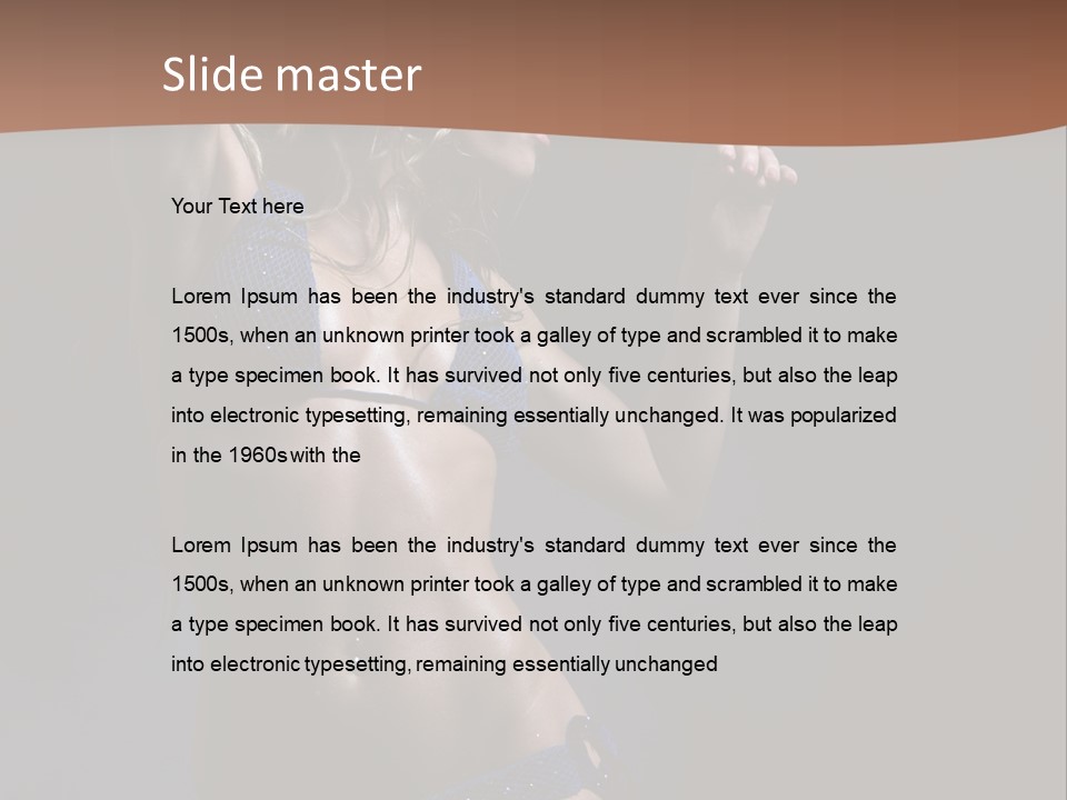 Girls Dance Women PowerPoint Template