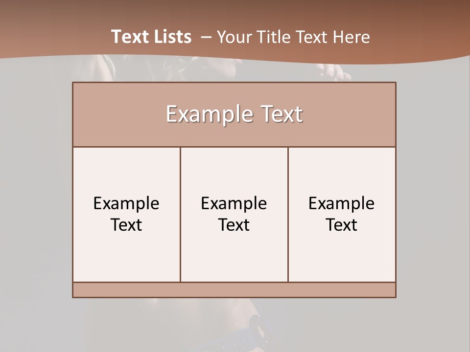 Girls Dance Women PowerPoint Template