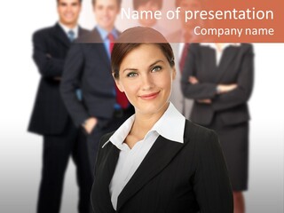 Conference Team Office PowerPoint Template