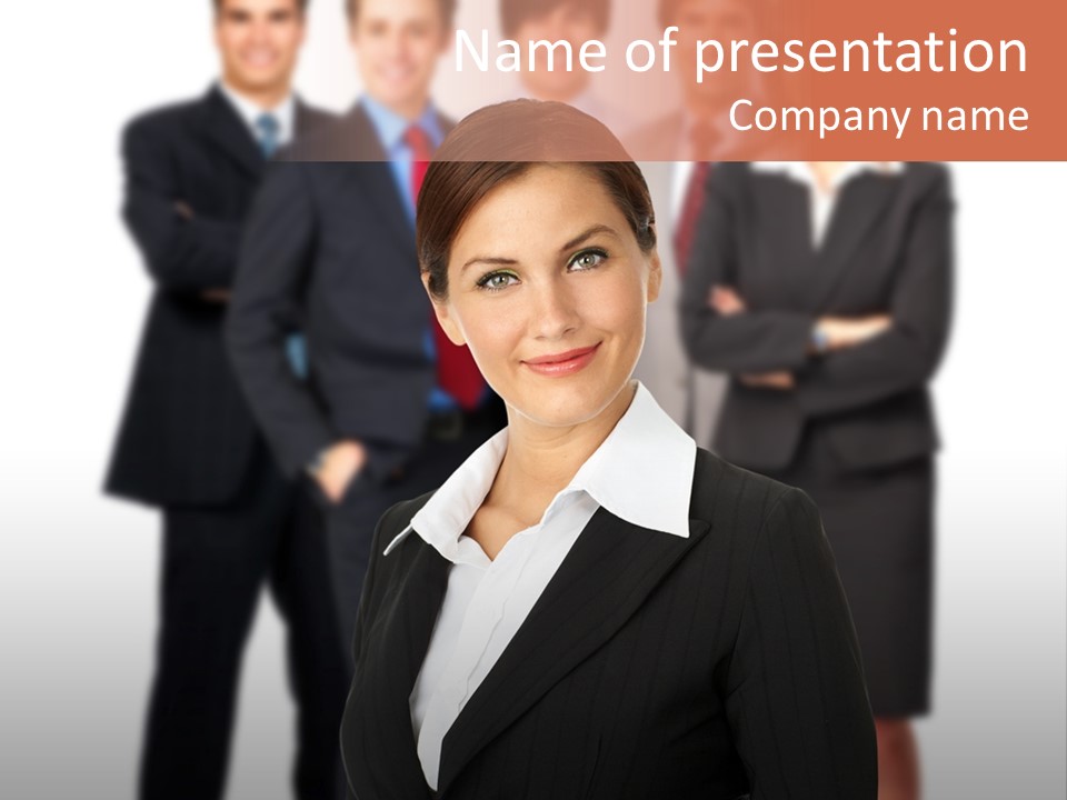 Conference Team Office PowerPoint Template