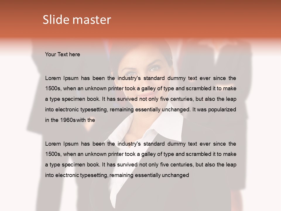 Conference Team Office PowerPoint Template