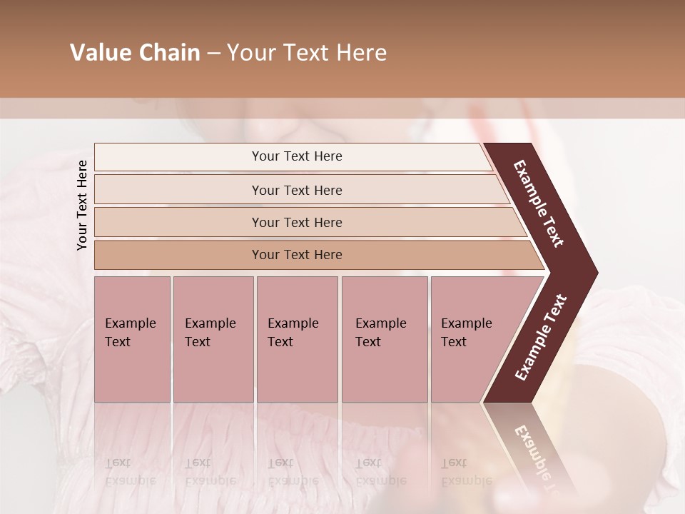 Female Happy Milk PowerPoint Template