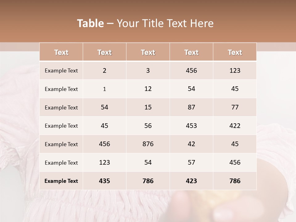 Female Happy Milk PowerPoint Template