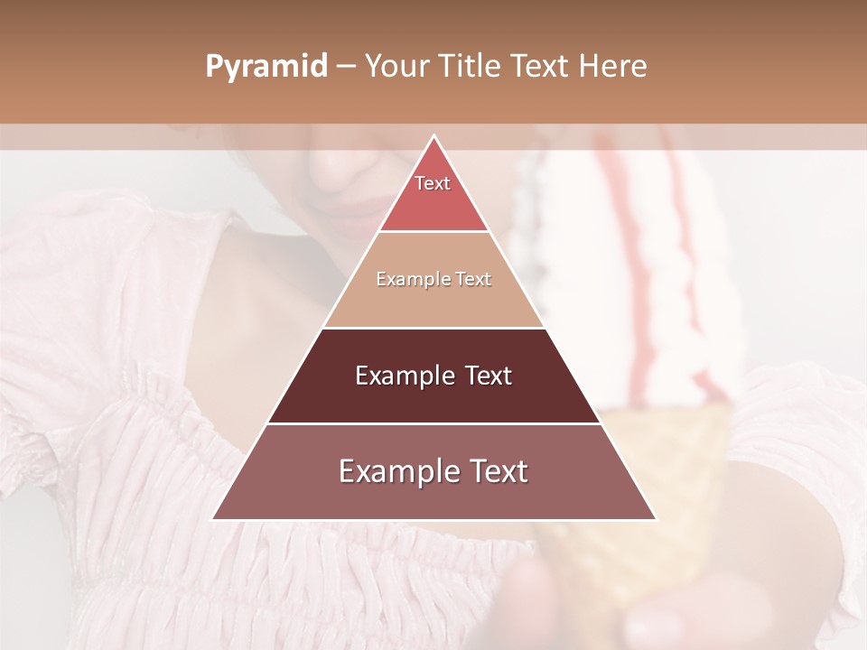 Female Happy Milk PowerPoint Template