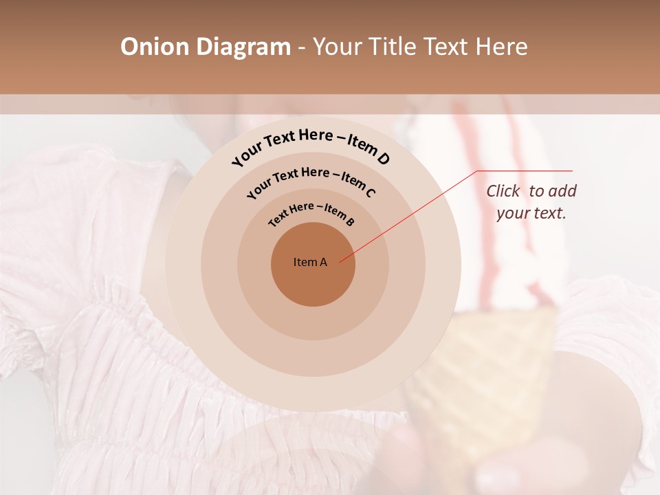 Female Happy Milk PowerPoint Template