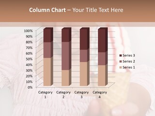 Female Happy Milk PowerPoint Template