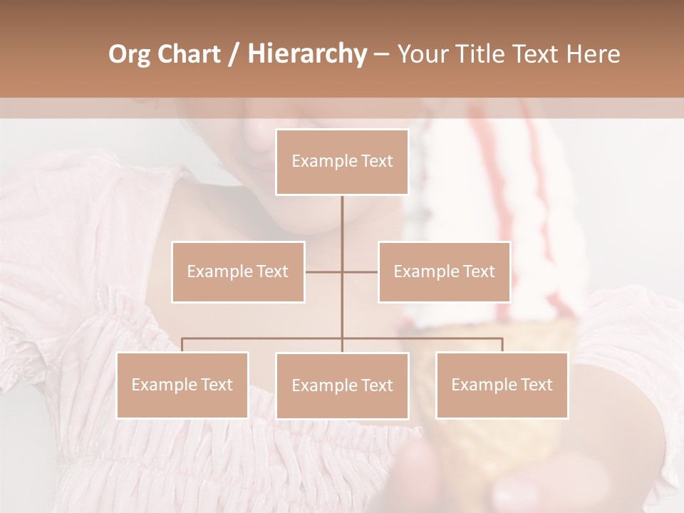 Female Happy Milk PowerPoint Template