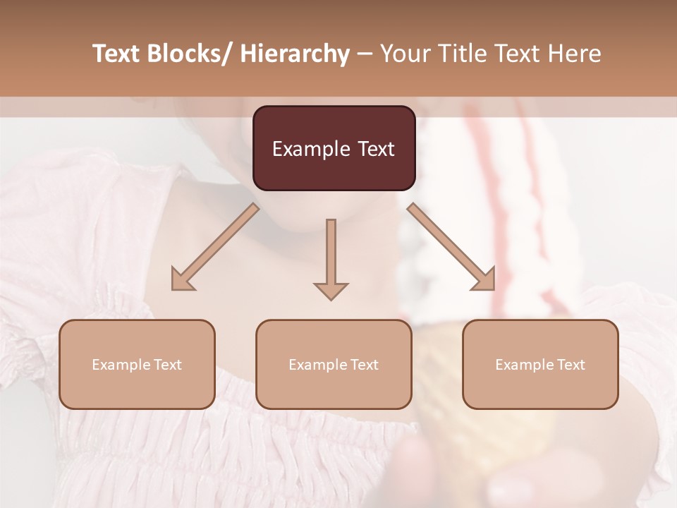 Female Happy Milk PowerPoint Template