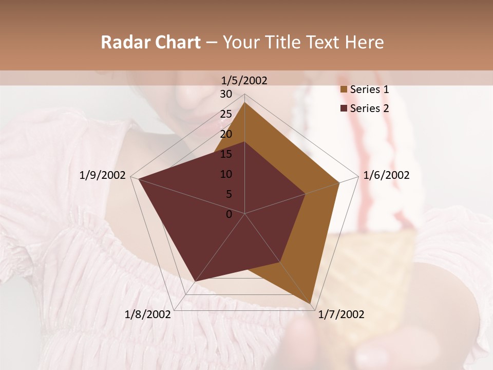 Female Happy Milk PowerPoint Template