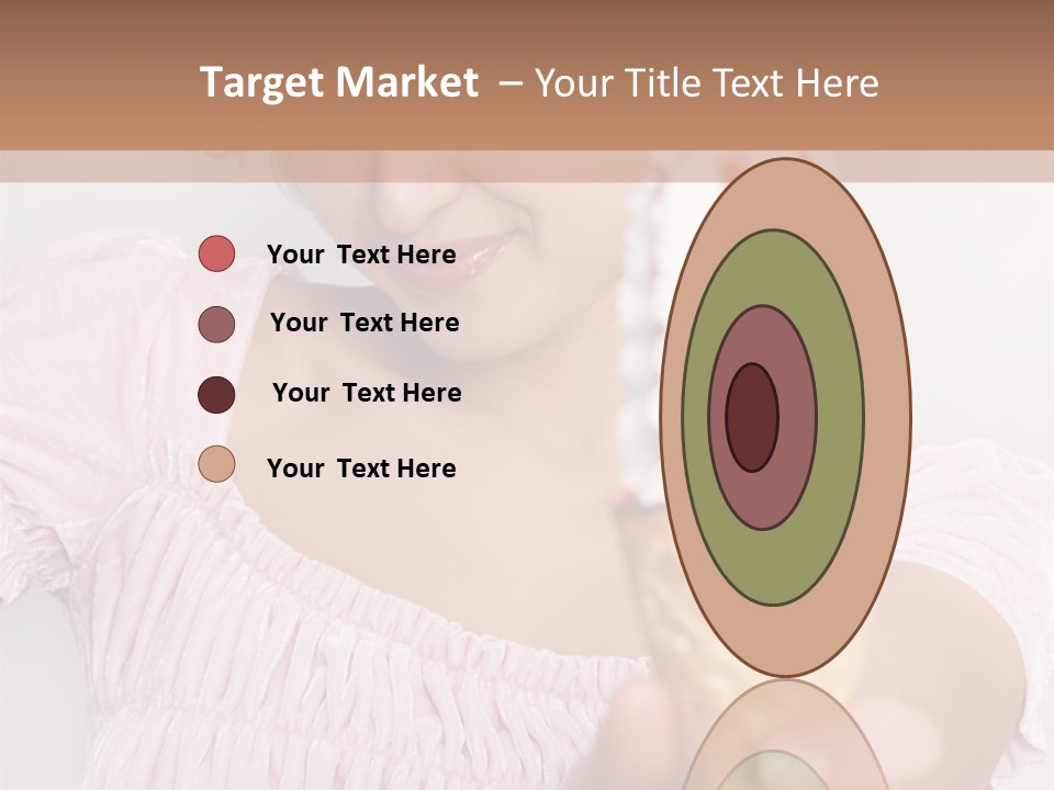 Female Happy Milk PowerPoint Template