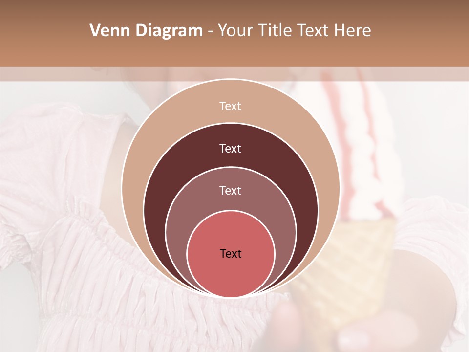 Female Happy Milk PowerPoint Template
