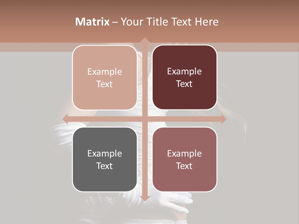 Mask Glamour Dancer PowerPoint Template