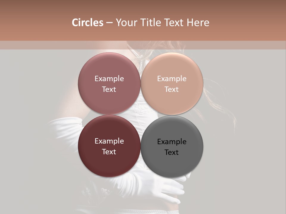 Mask Glamour Dancer PowerPoint Template