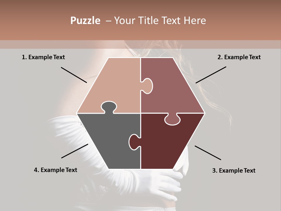 Mask Glamour Dancer PowerPoint Template