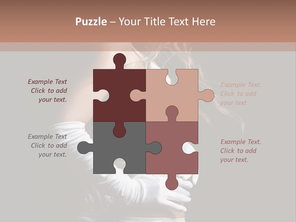 Mask Glamour Dancer PowerPoint Template