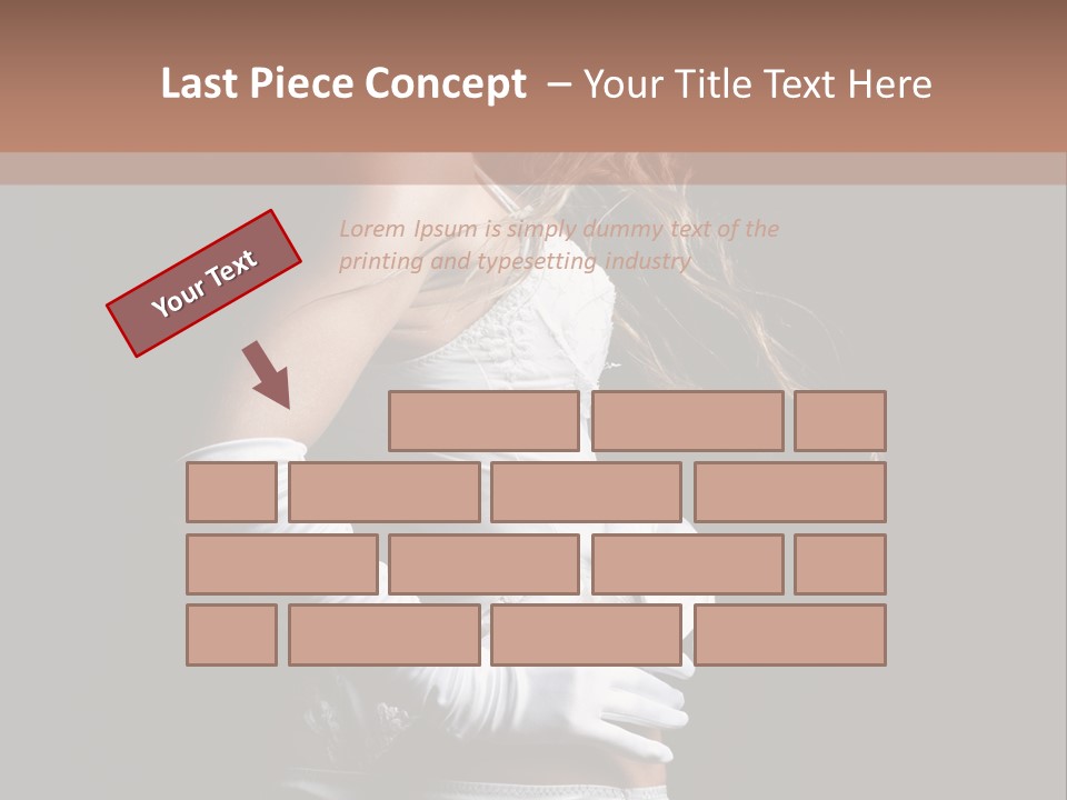 Mask Glamour Dancer PowerPoint Template