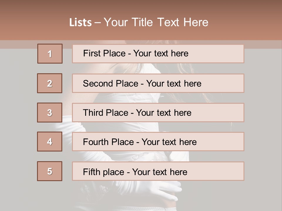 Mask Glamour Dancer PowerPoint Template