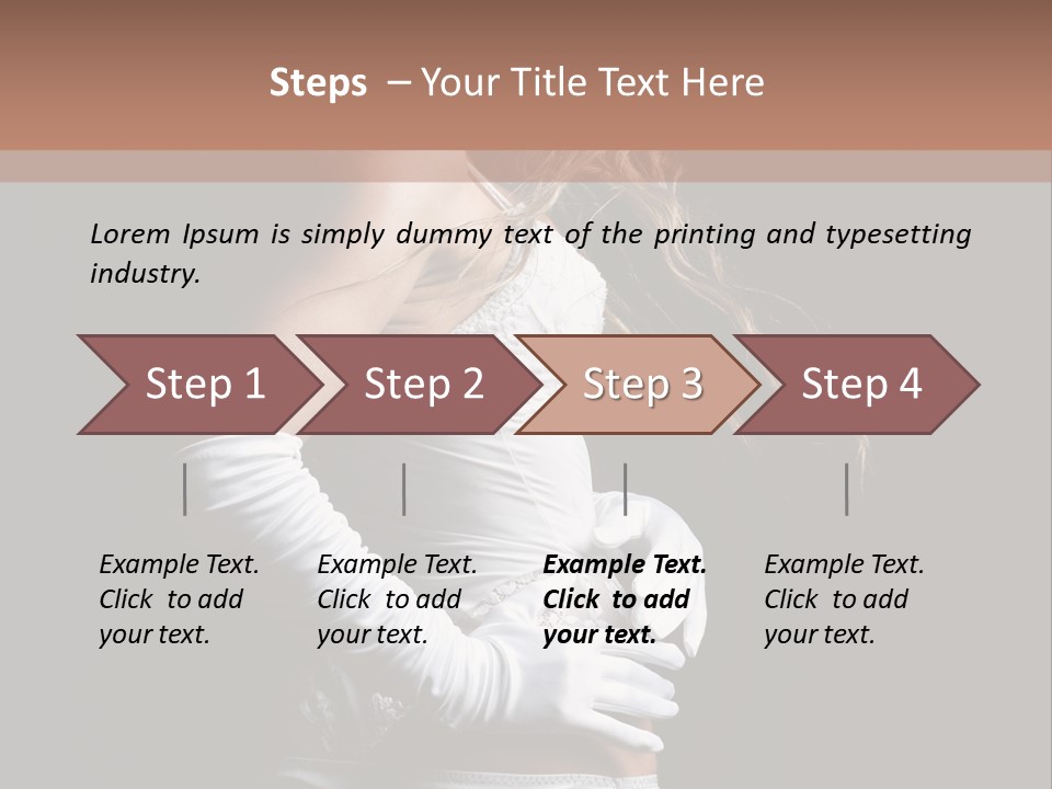 Mask Glamour Dancer PowerPoint Template