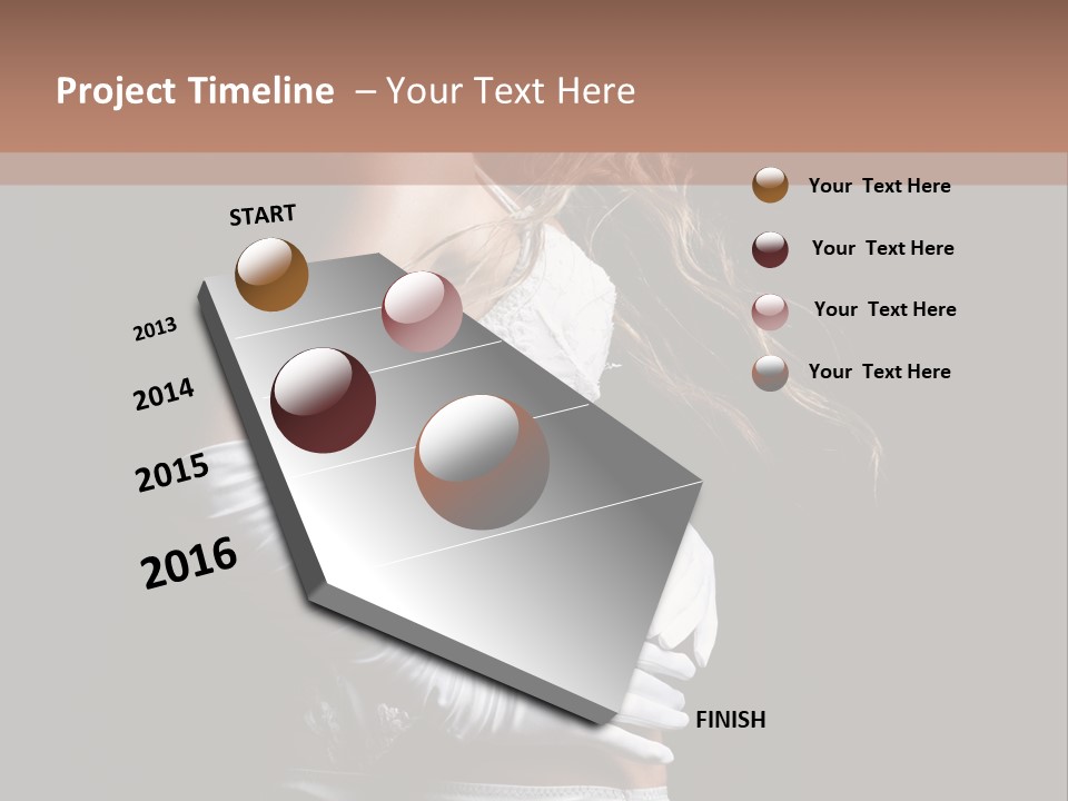 Mask Glamour Dancer PowerPoint Template