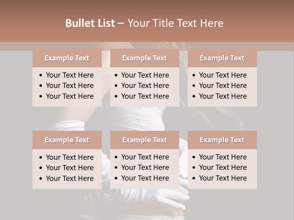 Mask Glamour Dancer PowerPoint Template