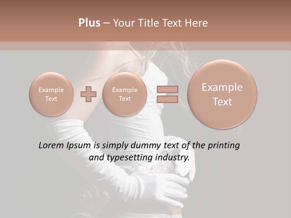 Mask Glamour Dancer PowerPoint Template