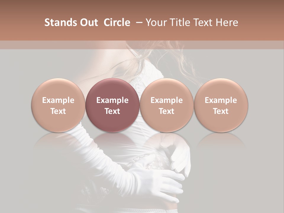 Mask Glamour Dancer PowerPoint Template