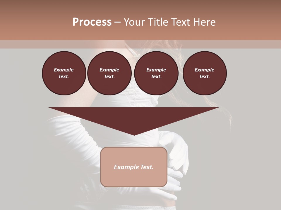 Mask Glamour Dancer PowerPoint Template