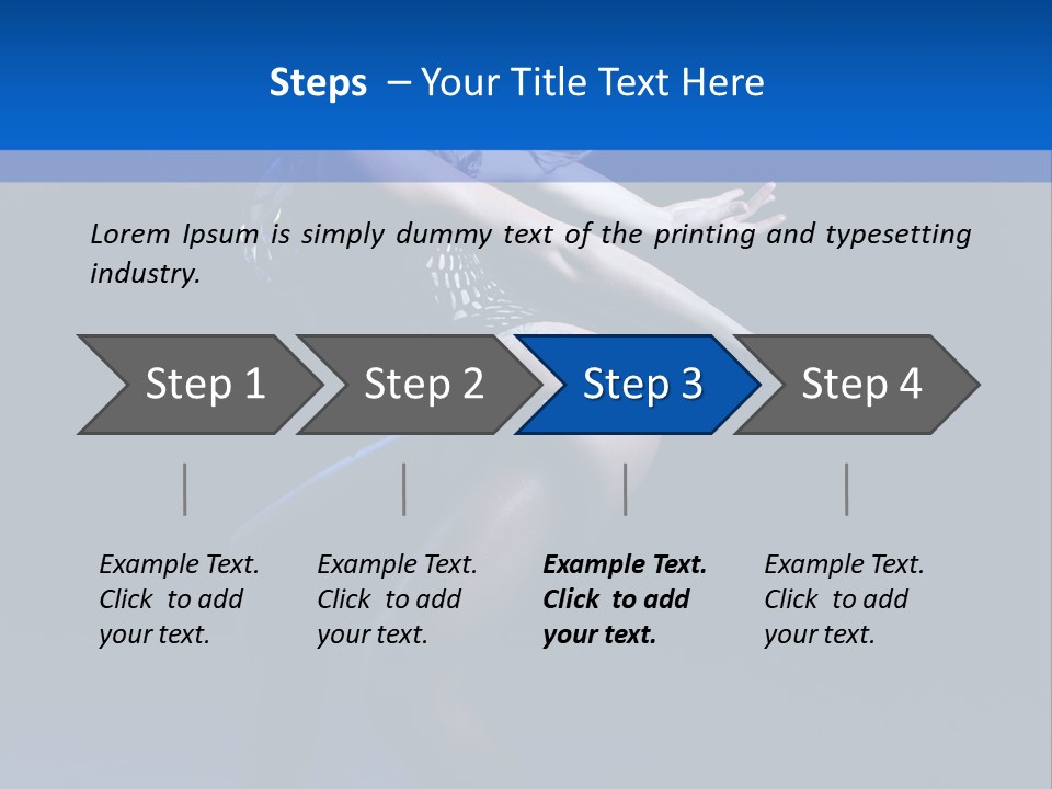 Voluptuous Dancer Shaking PowerPoint Template