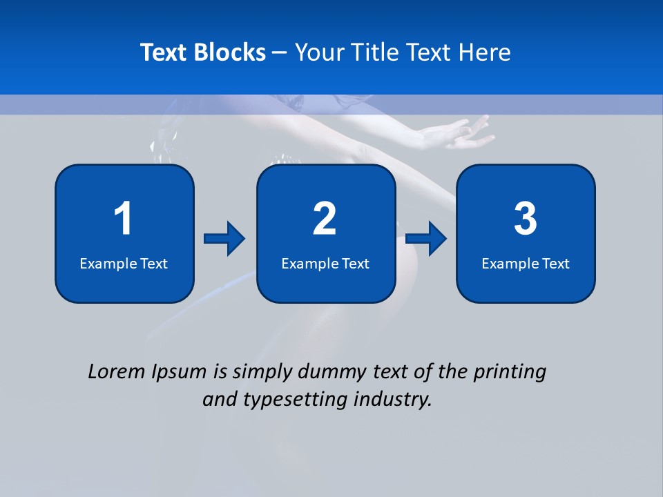 Voluptuous Dancer Shaking PowerPoint Template