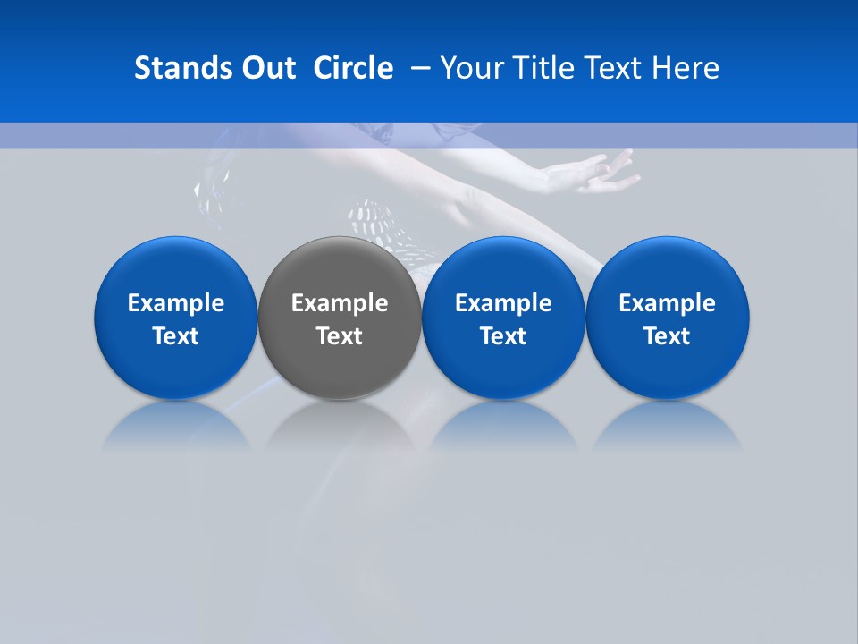 Voluptuous Dancer Shaking PowerPoint Template