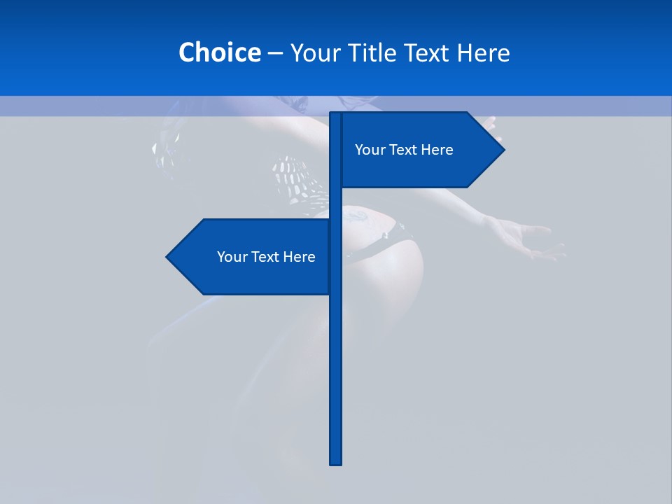 Voluptuous Dancer Shaking PowerPoint Template